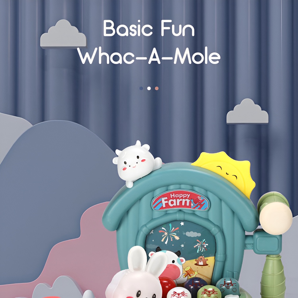 Happy Hamster | Mainan Pukul Tikus Music | Mainan Edukasi Anak 2-3-4 Tahun Laki Laki | Kado Ultah Anak Perempuan Terbaru 2023