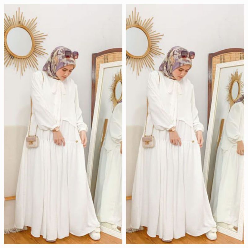 maxi dress rompi dress best seller hanna maxi gamis hijabers gamis lebaran 2023