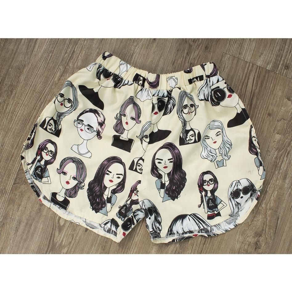HIPNOP Celana Muniko Retro P Celana Pendek Wanita Hot Pants Cowok