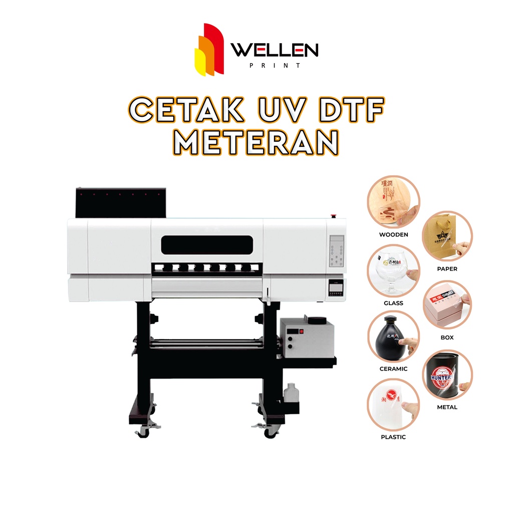 

WELLEN PRINT - Cetak Sticker UV DTF A3 Lembaran Custom / Print Stiker Label Craft Siap Tempel