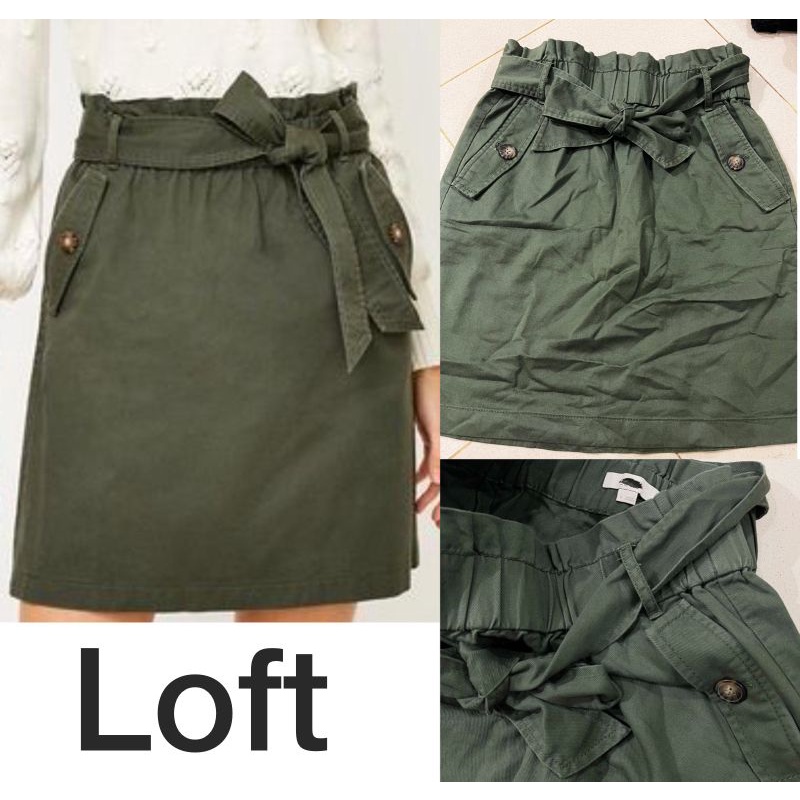 Loft skirt army green