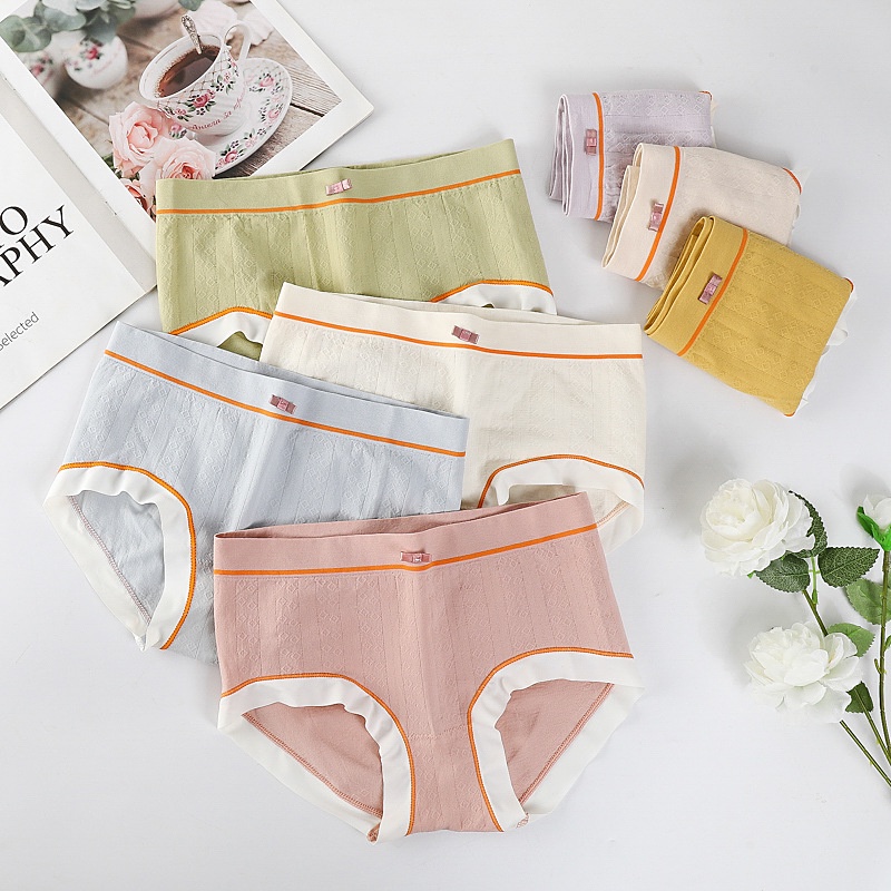 MOO C672 Celana Dalam Wanita Elastis Bahan Import Mid Waist Cd Undies