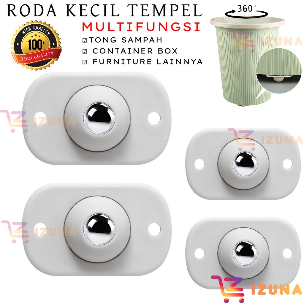 [IZUNA] RODA TEMPEL KECIL / RODA FURNITURE / RODA BOLA BESI 360 PUTAR / RODA TONG SAMPAH / RODA STAINLESS TEMPEL / RODA STORAGE BOX