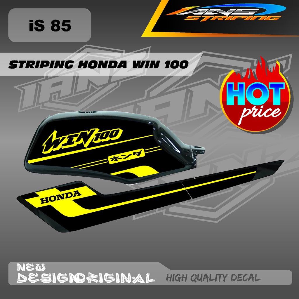 NEW STRIPING WIN100 TANGKI BODY / STIKER LIST WIN100 HOLOGRAM / NON HOLOGRAM IS85