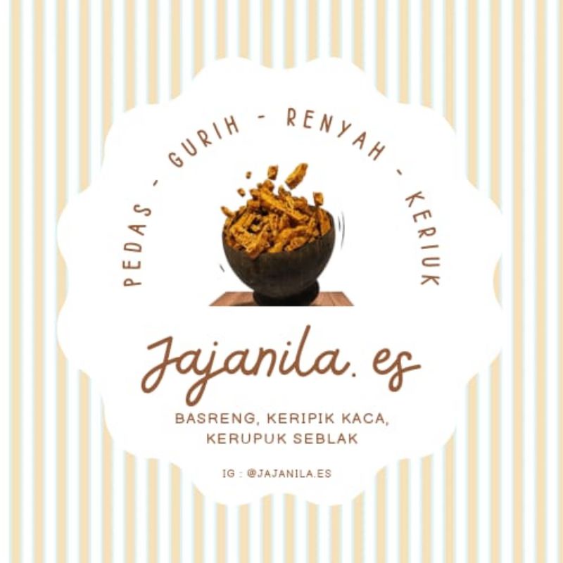 

Cemilan jajanila.es | Basreng ori dan extra pedas daun jeruk | BASRENG