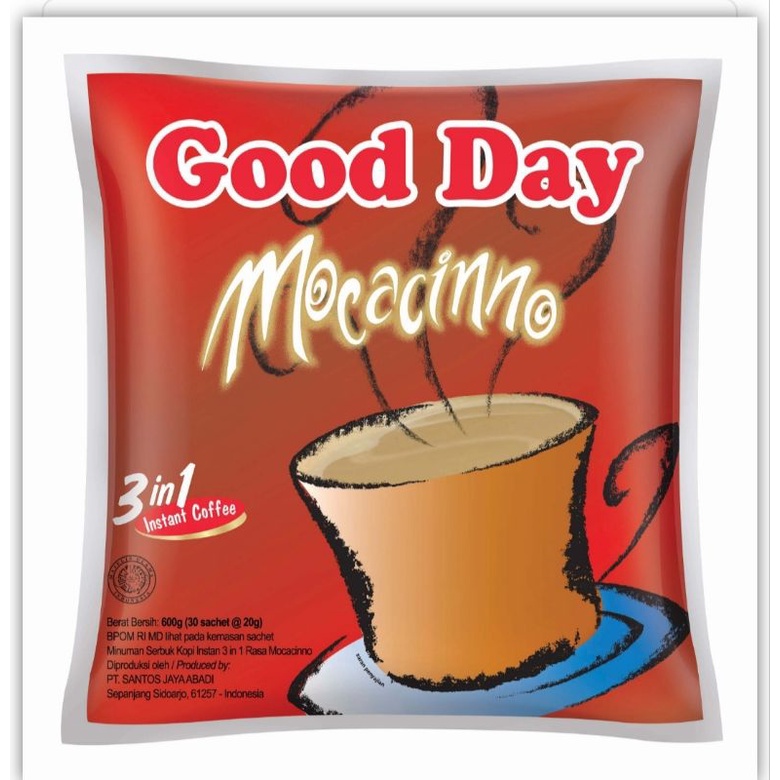 

Kopi Good Day Mocacinno 1 Renceng 10 pcs