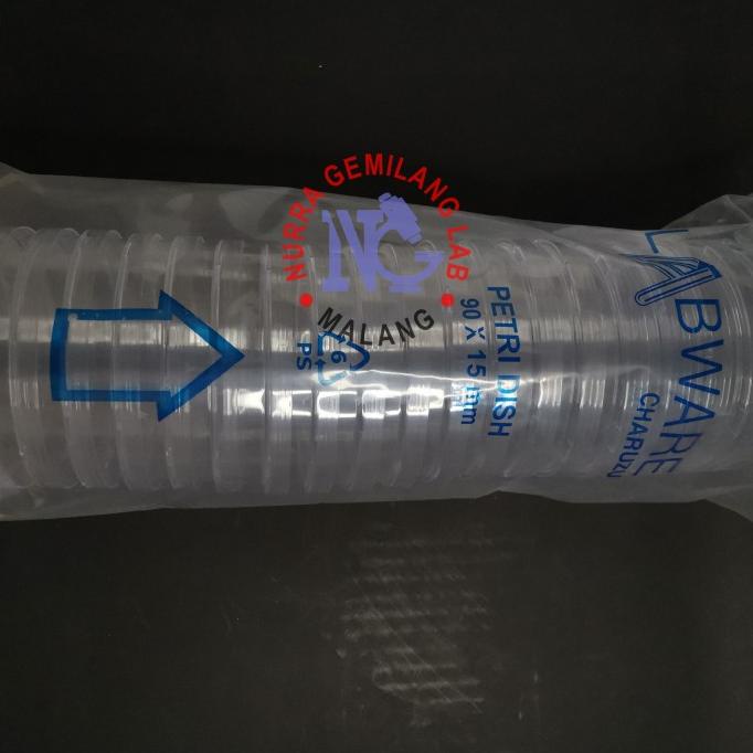 Cawan petri Plastik d= 9 cm/ Petri Dish/Disposable