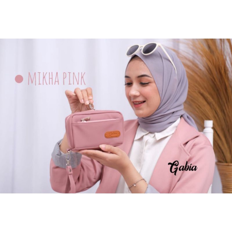 DOMPET MIKHA BY GABIA BAHAN CHOCOLY ANTI AIR WATERPROOF PREMIUM