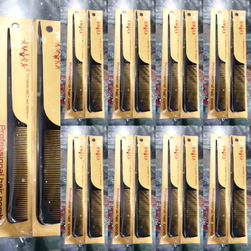 [AMARA RATA SEDANG] AMARA SISIR TULANG RATA SEDANG || SISIR GADING TAHAN PANAS || SISIR TULANG RATA || SISIR SALON || SISIR SMOOTHING || SISIR UNTUK CATOK RAMBUT