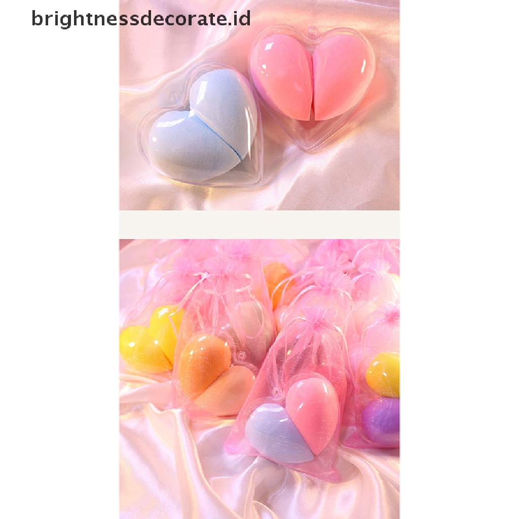 [Birth] 2pcs/set Spons Makeup Alat Kecantikan Beauty Egg Set Aksesoris Kecantikan [ID]