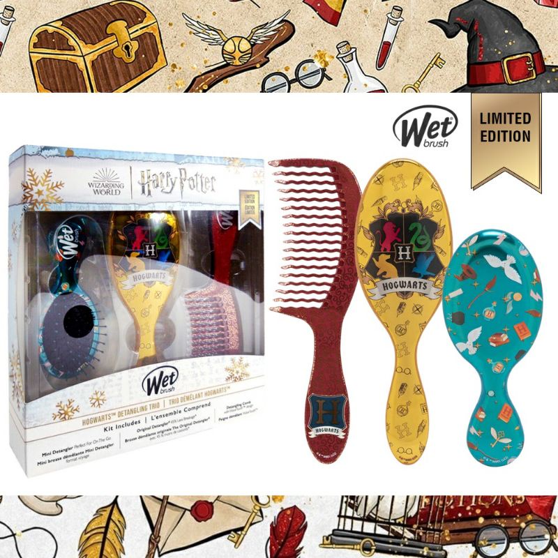 100% ORIGINAL THE WET BRUSH HARRY POTTER HOLIDAY SET