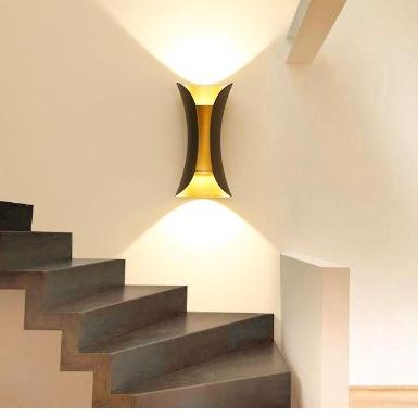➬ LAMPU LED DINDING GOLD MODERN / LAMPU DINDING / DINDING LED MINIMALIS / LAMPU TANGGA ✭