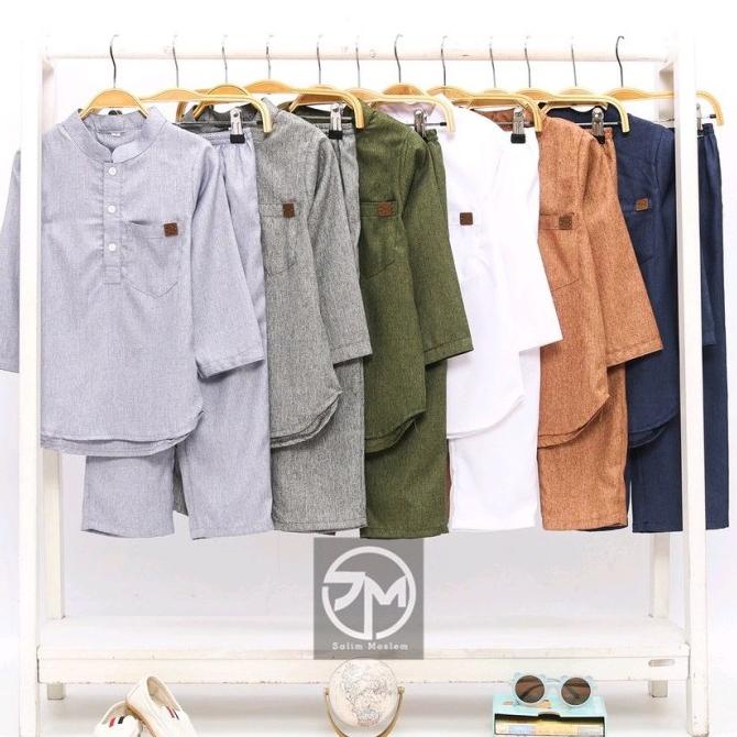 Salim_Moslem Koko Set Anak | Baju Setelan anak Lengan Panjang