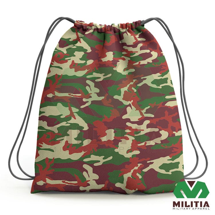 Tas Serut Ransel POLOS  - Loreng Kopassus