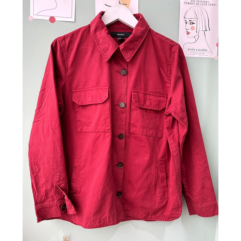 button front jacket ori