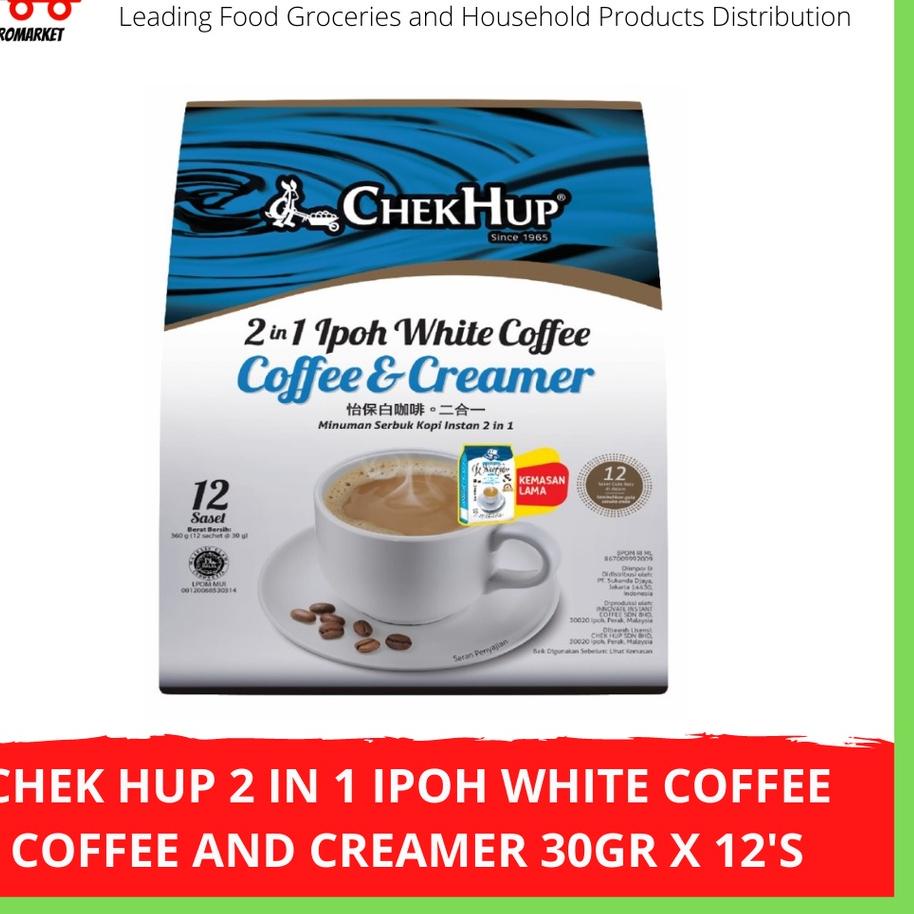 

☃ Chek Hup 2 in 1 Ipoh White Coffee Coffee and Creamer 30gr x 12 ۝