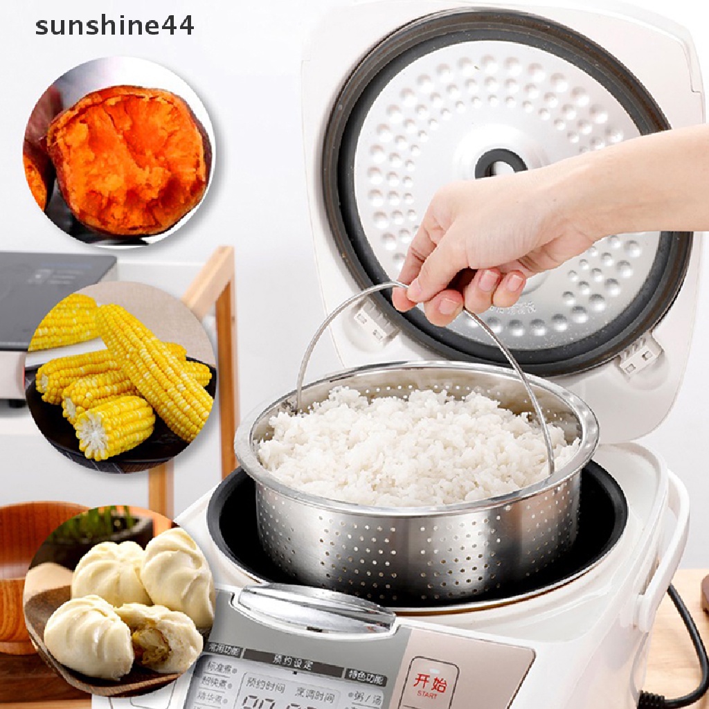 Sunshine 1pc Steamer Basket, Kukusan 304stainless Steel Untuk Panci Presto.