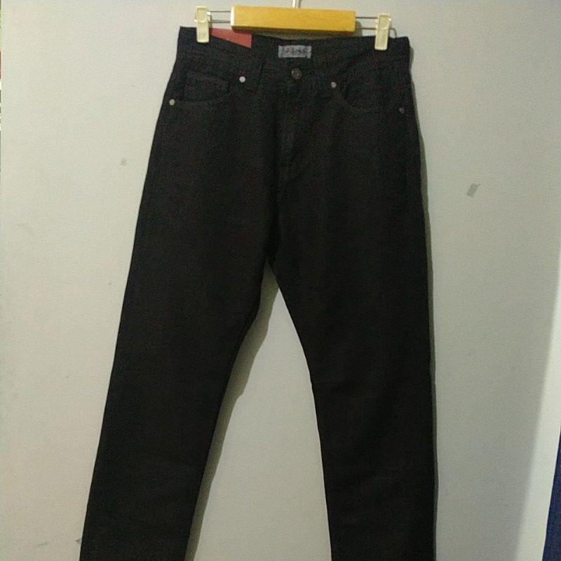 CSL478BK OB CELANA PANJANG SLIM FIT WARNA HITAM LOIS ORIGINAL