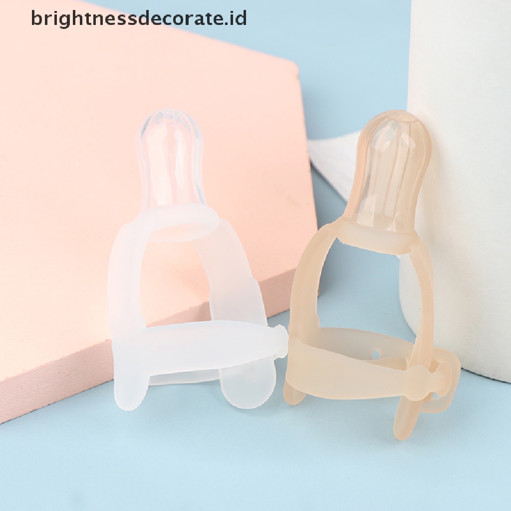 [Birth] Nontoxic Silicone Baby Kids Anak Pelindung Jari Stop Jempol Menghisap Pergelangan Tangan Band [ID]