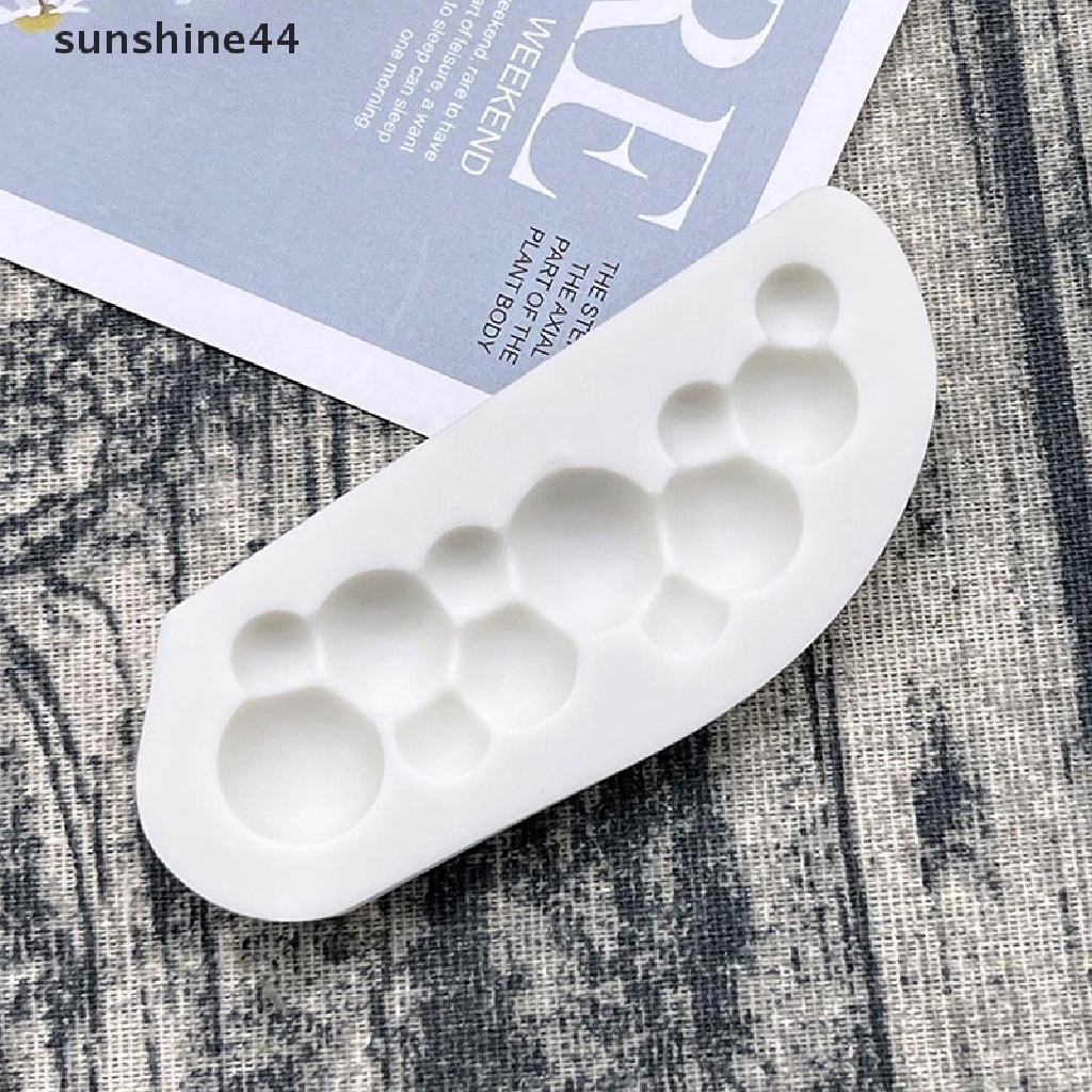 Sunshine Pearl Circle Silicone Sugarcraft Mold Resin Tools Cupcake Fondant Cetakan Kue.