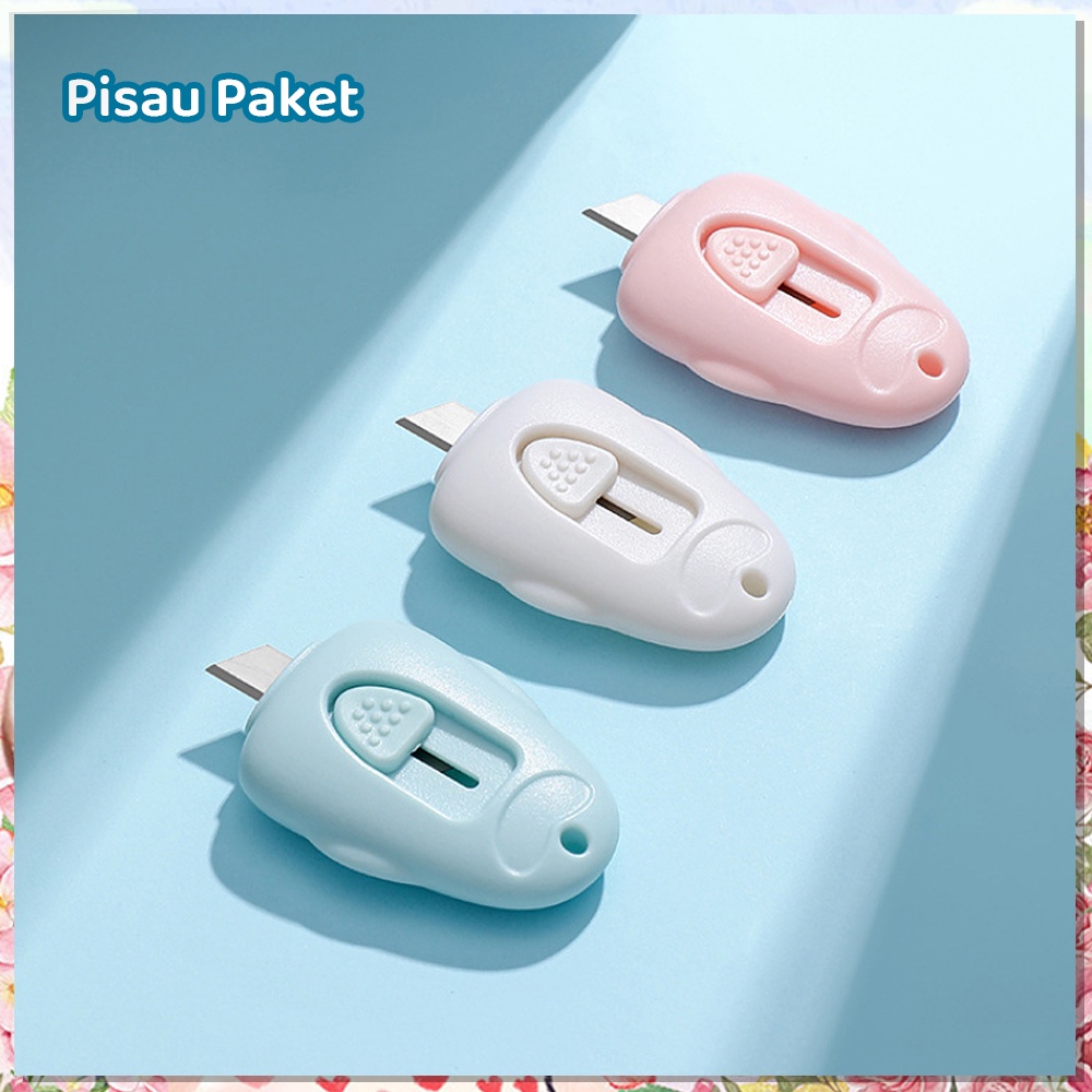 PISAU Paket Mini Cutter Cloud Shape Cutter Kecil for School and Art Safety Cutter / PISAU PEMOTONG KERTAS MINI PORTABLE / CUTTER MINI UNTUK ALAT TULIS KANTOR