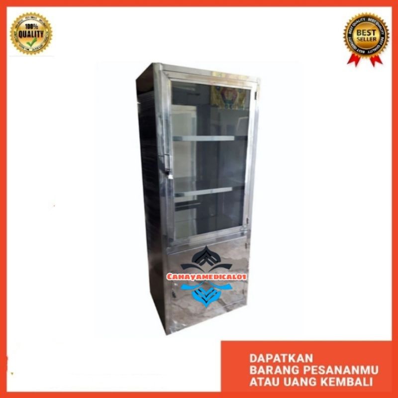 Lemari obat 1 pintu stainless / Lemari obat / Lemari obat 1 pintu / Lemari medis