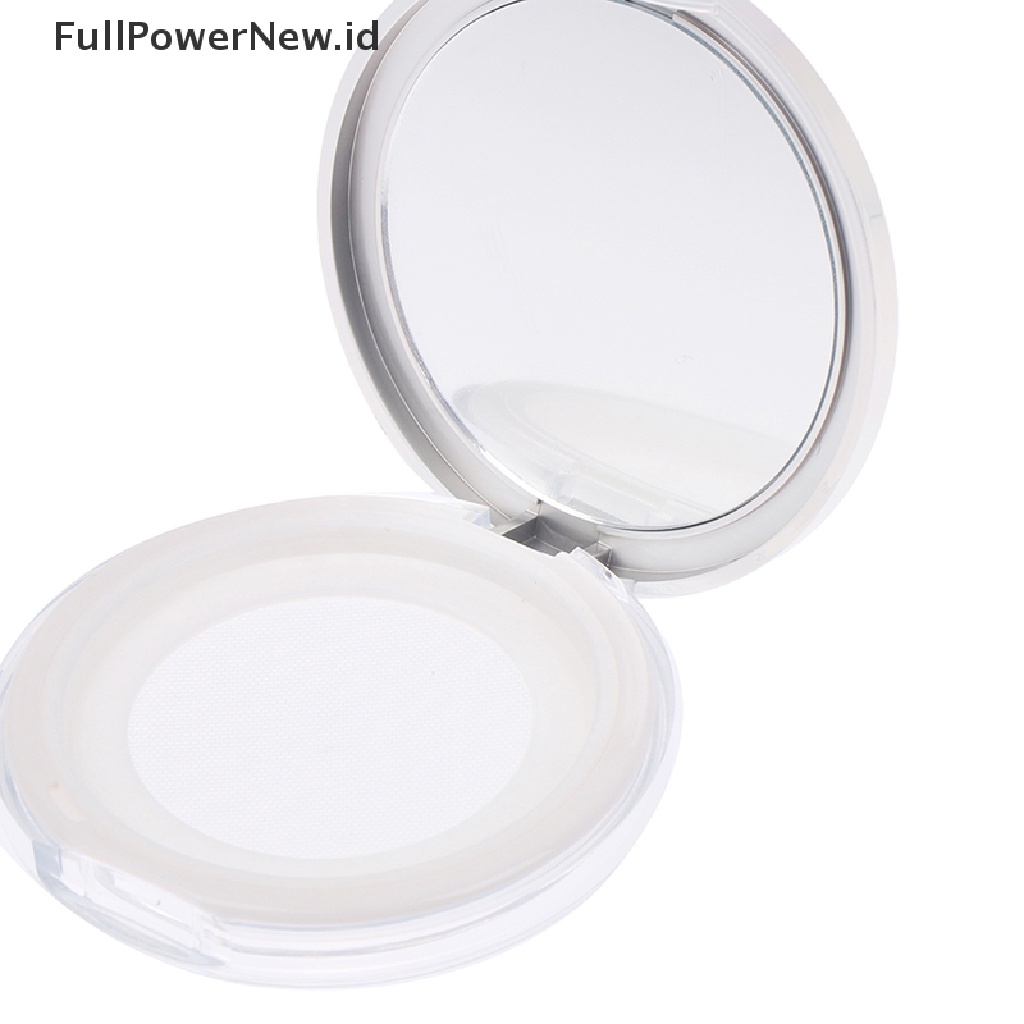 Power 1Pcs Ayakan Kosmetik Kosong Portabel Longgar Jar Wadah Puff Box Container Case ID
