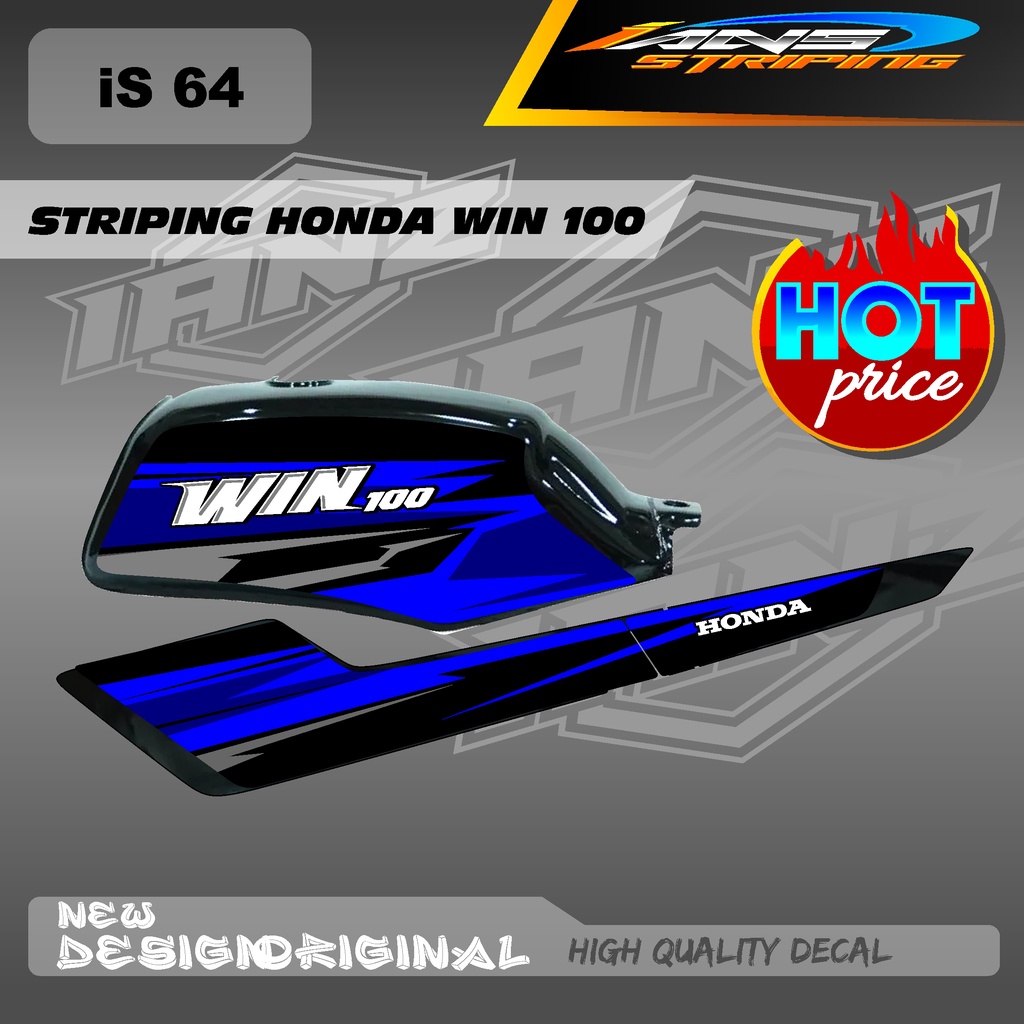 LIST TANGKI WIN100 CUSTOM DECAL HOLOGRAM / NON HOLOGRAM IS64