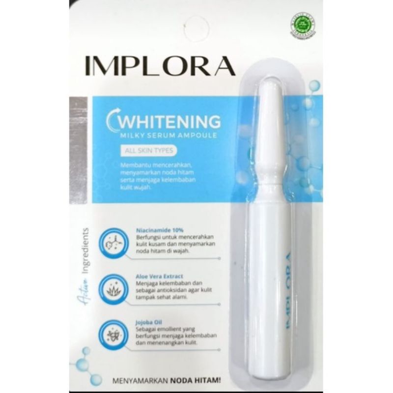 Implora Whitening Milky Ampoule Serum