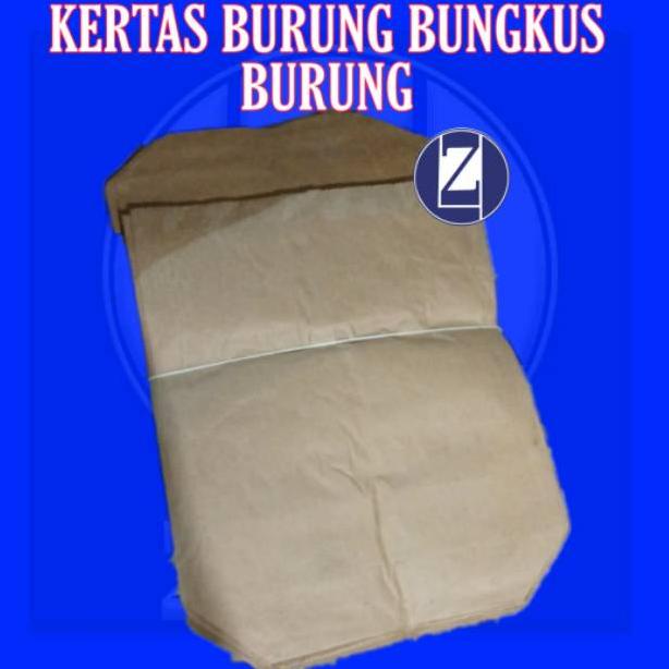 Produk Termurah [Bonus Emas] Kertas Bungkus Burung || Bahan Kertas Semen || Isi 100 Lembar