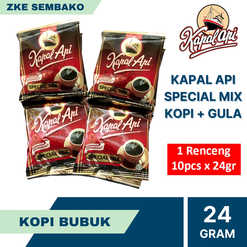 

Kopi Kapal Api Special Mix Sachet 1 Renceng