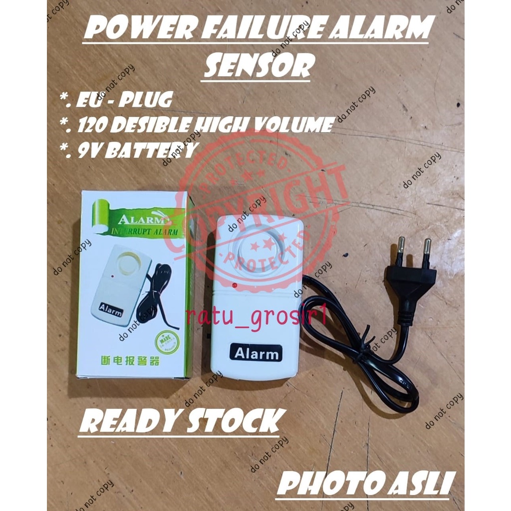 Power Failure Alarm Sensor Listirik Mati Padam PLN Putus Electric