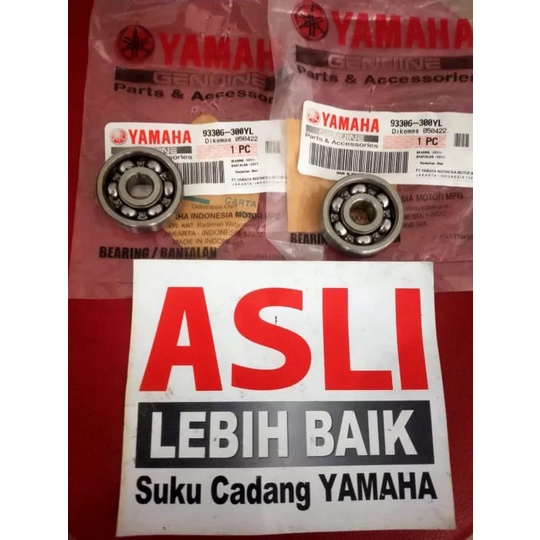Bearing Roda Depan Nmax old - Aerox Old - Lexy - New Nmax - New Aerox Original Yamaha Genuine Parts