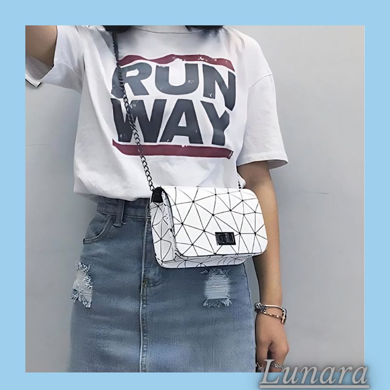 PROMO  Tas Slempang Selempang Wanita Perempuan SKY Fashion wanita Slingbag Cewe/Cewek Kecil Hitam Ta