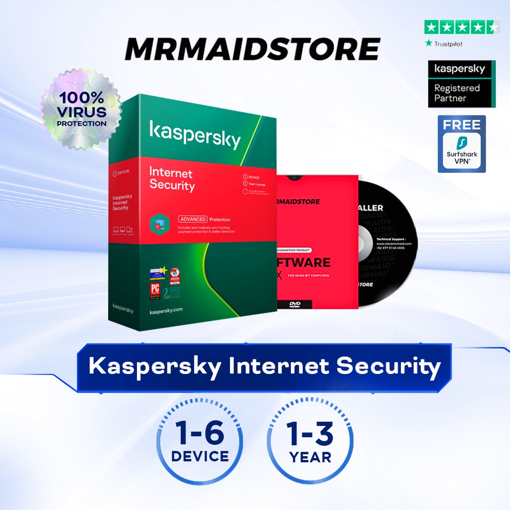 Antivirus Kaspersky Internet Security | Kaspersky Standard - ORIGINAL Latest Version