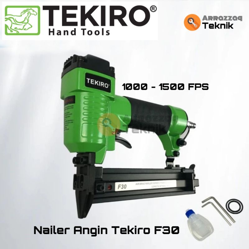 Alat Nailer Angin Tekiro F30 / Mesin Tembak Paku Compresor Angin