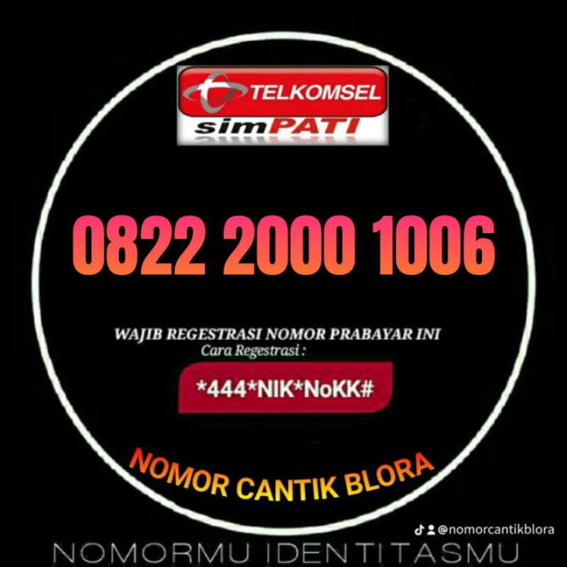Nomor cantik SIMPATI nocan no cantik nomer kartu perdana telkomsel simpati 22 222 200 2200 22200 200