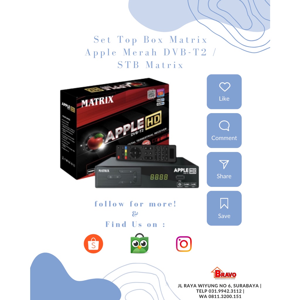 SET TOP BOX MATRIX DVB-T2