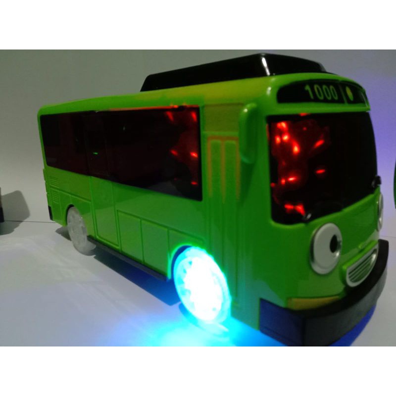peromo mainan anak mobil bis tayo besar ada musik dan lampu