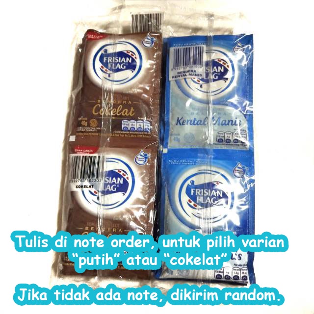 

[add-sembako] SKM Sachet isi 6 Susu Kental Manis (Krimer) Sachet Bendera Frisian Flag 1 pack (6 sachet x 40gr)