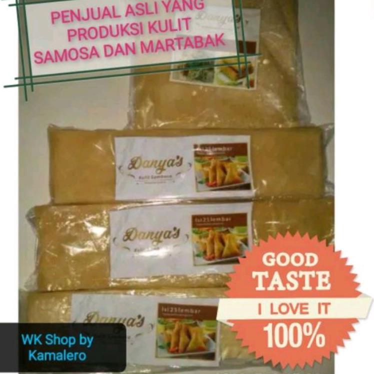 

Ready Stok Kulit Samosa / Sambosa Sedang 30 cm X 7.8 cm isi 25 Lembar