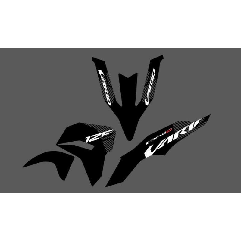 striping sticker transparan vario new 125 2023 malaysia