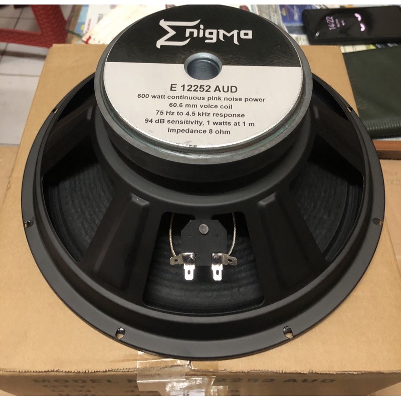Speaker 12 inc Enigma 12252 AUD ORIGINAL
