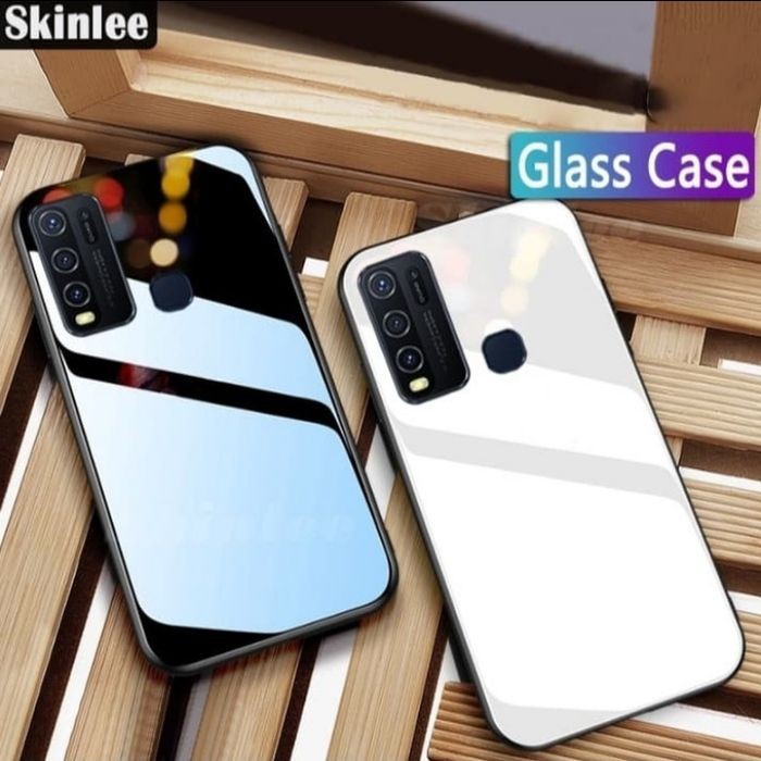 CASING OPPO A53 / A33 HARD SOFT GLASS CASE MIROR PELINDUNG TPU SILICONE