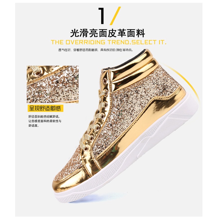 Sepatu Sneakers Wanita Import - Sneakers HS MICHAEL Sparkling / Sepatu Fashion Perempuan