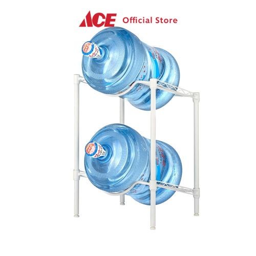 Rak Ace - Krisbow Rak Besi Galon 2 Tingkat - Putih