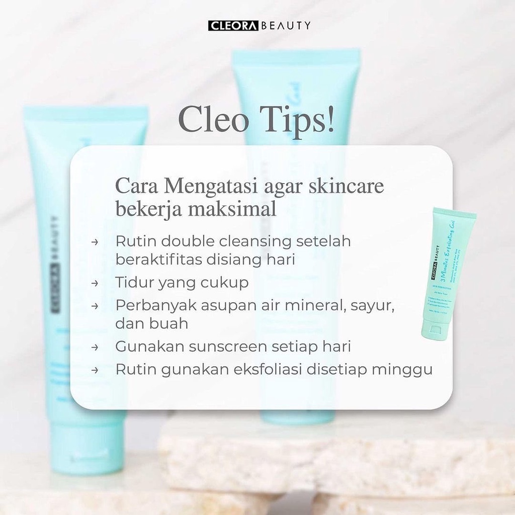 [READY STOCK] Cleora 3 Minutes Exfoliating Gel