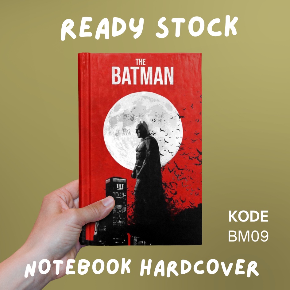 

BUKU NOTEBOOK BATMAN/ BUKU SEKOLAH/ BUKU CATATAN/ BUKU THE BATMAN KODE BM09