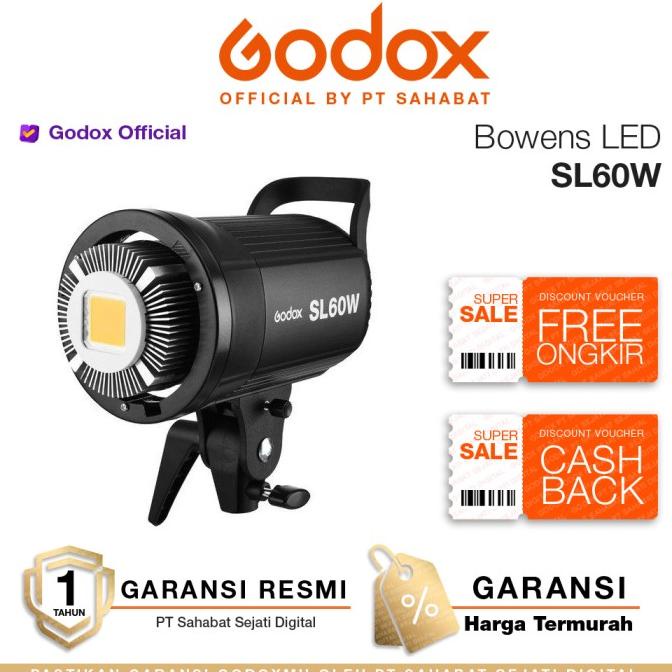 Godox SL60W Video LED Bowens Mount / Godox SL 60W / Godox SL60 W