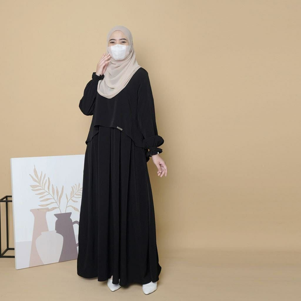 gamis terbaru lebaran 2023 baju wanita model baru Laura Maxy Dress